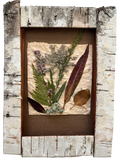 Queen Anne and Leaves in 5"x7" Birch Frame